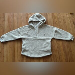 PINK Victoria's Secret Cream Hooded Sweater / Size M